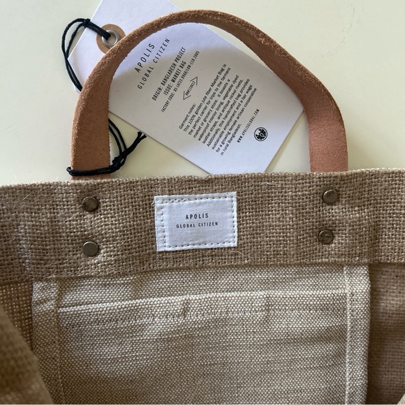 NEW Apolis Bring Home The Gold Farmers Market Bag - Picture 8 of 14